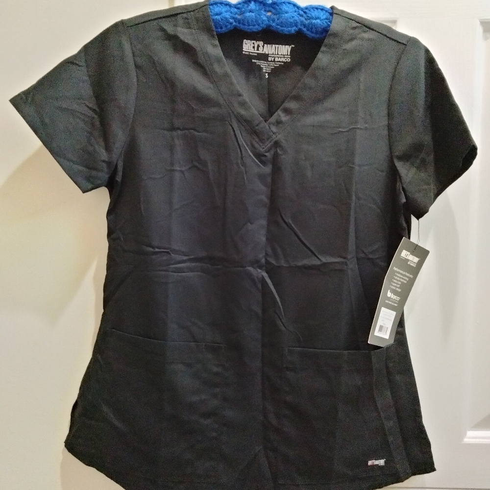 NWT Grey's Anatomy Gardena California Scrub Top
